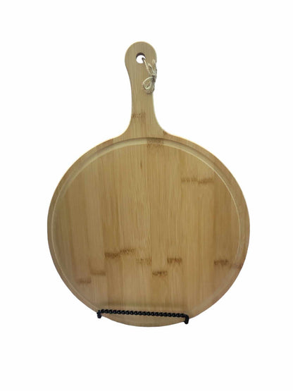 Homemade with Love sassy Round Bamboo cutting board